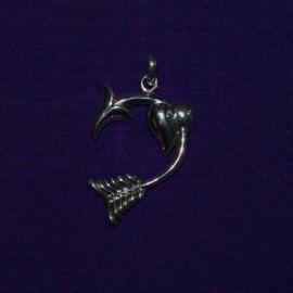 Heart and Arrow silver Pendant